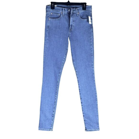 Gap True Skinny High Rise Denim Jeans Size 10 / 30 Tall NWT - Picture 1 of 8